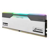KLEVV 32 GB DDR5-6200 (2x 16 GB) Kit werkgeheugen Wit/zwart, KD5AGUA80-62B320P, CRAS V RGB ROG, XMP 3.0, EXPO
