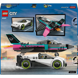 LEGO LEGO City Jet vs. Car6 Constructiespeelgoed 