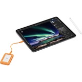 LaCie Rugged Mini 4 TB externe SSD Oranje/zilver, USB-C 3.2 Gen 2x2 (20 Gbit/s)