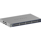 Netgear 48-poorts Gigabit Smart switch met 4 SFP+ poorten Grijs, 10 Gb, Insight cloudbeheer
