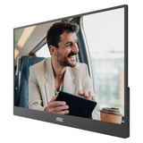 AOC 16T20E2 15.6" monitor Zwart, 1x Mini HDMI, 1x USB-C, Audio
