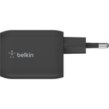 Belkin BoostCharge Pro 2-poorts USB-C GaN-wandlader met PPS (65 W) Zwart