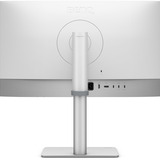 BenQ PD2730S 27" 5K Ultra HD monitor Wit/zilver, 1x DisplayPort, 1x HDMI, 2x USB-C, 3x USB-A, 2x Thunderbolt