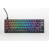 Ducky Mecha Pro SF RGB mechanisch toetsenbord Zwart, US lay-out (QWERTY), Cherry MX Brown, 65%, RGB leds, PBT double-shot