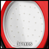EINHELL GC-OL 18/1500 Li-Solo Accu Buiten Lamp verlichting Rood/zwart, Accu en oplader niet inbegrepen