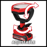 EINHELL GC-OL 18/1500 Li-Solo Accu Buiten Lamp verlichting Rood/zwart, Accu en oplader niet inbegrepen