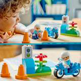 LEGO LEGO DUPLO Blue Police Motorcycle Constructiespeelgoed 