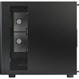 Montech XR Wood midi tower behuizing Zwart | 1x USB-A | 1x USB-C | RGB | Window