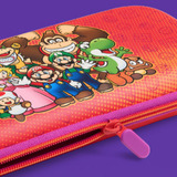 PowerA Dunne beschermhoes voor Nintendo Switch 2 - Mario en vrienden tas Lichtrood