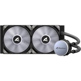 Sharkoon S70 RGB waterkoeling Zwart, 4-pins PWM fan-connector