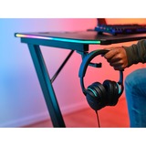 Trust GXT 709 Luminus RGB-gamingbureau gaming desk Zwart