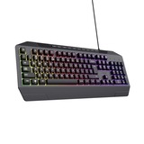 Trust GXT 836 Evocx RGB gaming toetsenbord Zwart, US lay-out (QWERTY), Membraan, 100%, RGB