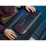 Trust GXT 836 Evocx RGB gaming toetsenbord Zwart, US lay-out (QWERTY), Membraan, 100%, RGB