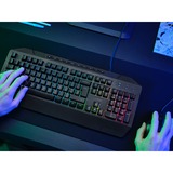Trust GXT 836 Evocx RGB gaming toetsenbord Zwart, US lay-out (QWERTY), Membraan, 100%, RGB