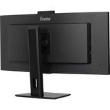 iiyama ProLite XCB3497WQSNPH-B1 34" Curved UltraWide monitor Zwart, 120 Hz, HDMI, DisplayPort, USB-C, LAN, FreeSync, Webcam