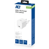 ACT Connectivity Compacte USB-C lader 33W met Power Delivery en GaNFast Wit