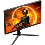 AOC Q27G3XMN/BK 27" gaming monitor Zwart/rood, 2x HDMI, 1x DisplayPort, 180 Hz