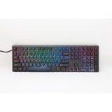 Ducky One 3 Pro RGB mechanisch gaming toetsenbord Zwart, US lay-out (QWERTY), Cherry MX2A Speed Silver, 100%, RGB led, Double-shot PBT, QUACK Mechanics, hot swap