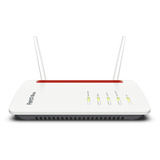 FRITZ! Box 6850 4G Edition International router Wit/rood, Mesh Wi-Fi, 4G/3G