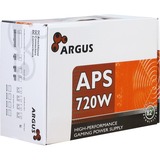 Inter-Tech Argus APS-720 720W voeding  Zwart, 2x PCIe