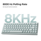 Keychron Q16 HE 8K Magnetic Switch Keyboard Lichtgroen, US lay-out (QWERTY), Keychron Ultra-Fast Lime, 65%, RGB, Hot swap, 8K