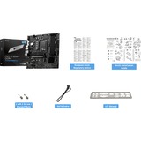 MSI PRO B760M-P DDR4 socket 1700 moederbord Zwart, RAID, Gb-LAN, Sound, µATX
