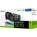PNY GeForce RTX 5070 OC grafische kaart DLSS 4, 3x DisplayPort, 1x HDMI 2.1