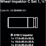 Wera Wheel Impactor C Set 1 dopsleutel 3-delig, met velgbescherming