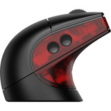 8BitDo Retro R8 Mouse - Gears of War: E-Day Zwart/rood, 50 - 26000 DPI, Bluetooth / USB-C / 2.4 GHz