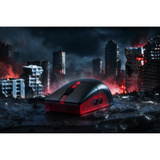 8BitDo Retro R8 Mouse - Gears of War: E-Day Zwart/rood, 50 - 26000 DPI, Bluetooth / USB-C / 2.4 GHz