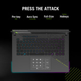 ASUS ROG Strix G16 G614PP-RV046W 16"  gaming laptop Grijs/zwart | R9 8940HX | RTX 5070 | 16 GB | 1 TB SSD
