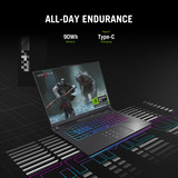 ASUS ROG Strix G16 G614PP-RV046W 16"  gaming laptop Grijs/zwart | R9 8940HX | RTX 5070 | 16 GB | 1 TB SSD