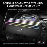 Corsair Dominator Titanium DDR5 Lighting Enhancement Kit ledverlichting Zwart