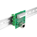 DeLOCK RJ-45 (female) naar 9-pin terminal block adapter voor DIN rail