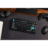 Keychron Q1 Ultra-M3 8K Wireless Custom Mechanical Keyboard Zwart, US lay-out (QWERTY), Keychron Silk POM Brown, 75%, RGB, Hot swap, 8K, 2.4 GHz | Bluetooth 5.2 | USB-C