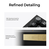 Keychron Q1 Ultra-M3 8K Wireless Custom Mechanical Keyboard, toetsenbord Zwart, US lay-out, Keychron Silk POM Brown, 75%, RGB, Hot swap, 8K, 2.4 GHz / Bluetooth 5.2 / USB-C