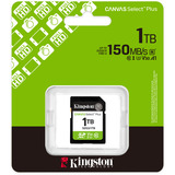Kingston Canvas Select Plus 1 TB SDXC geheugenkaart UHS-I U3, Class 10, V30