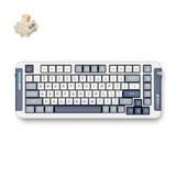 MCHOSE X75 Navy Blue Icy Creamsicle Wireless Gasket Mount Mechanical RGB toetsenbord Wit, US lay-out (QWERTY), Kailh Box Icy Creamsicle, 75%, RGB, Hot swap, Double-Shot PBT, draadloos | Bluetooth | USB-C