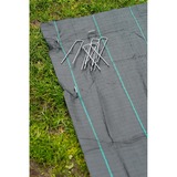 Nature Gronddoek Incl. pennen grondzeil Zwart, 2 x 5m