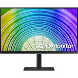 SAMSUNG Professional QHD S60A LS27A600UUUXEN 27" monitor Zwart, 1x HDMI, 1x DisplayPort, USB-A 3.2, USB-C, HDR10