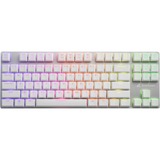 Sharkoon PureWriter TKL RGB, gaming toetsenbord Wit, US lay-out, Kailh Blue, RGB leds, TKL