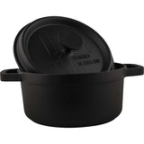 The Windmill BBQ pan M bak-/braadpan Zwart, Ø 22 cm | 2.8 liter