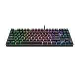 Trust GXT 864 Cada Compact mechanisch TKL, gaming toetsenbord Zwart, US lay-out, Huano Brown, Huano Brown switch, 80%, RGB, Hot swap