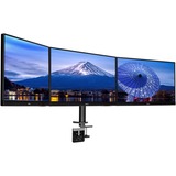 iiyama DS1003C-B1 Drievoudige monitor arm monitorarm Zwart