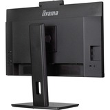 iiyama Prolite XUB2490HSUH-B1 23.8" monitor Zwart, Webcam, VGA, HDMI, DisplayPort, USB, Audio