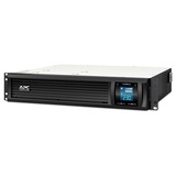 APC Smart-UPS SMC2000I-2U Noodstroomvoeding Zwart, 6x C13, Rack Mountable, USB, 2000VA