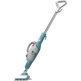 BLACK+DECKER BHSM1610DSM 1600W Steam-mop met SteaMitt, deltavoet en 15 accessoires stoomreiniger Wit/blauwgrijs