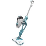 BLACK+DECKER BHSM1610DSM 1600W Steam-mop met SteaMitt, deltavoet en 15 accessoires stoomreiniger Wit/blauwgrijs