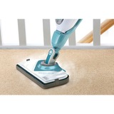 BLACK+DECKER BHSM1610DSM 1600W Steam-mop met SteaMitt, deltavoet en 15 accessoires stoomreiniger Wit/blauwgrijs