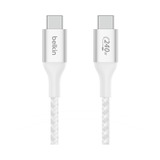 Belkin BoostCharge USB-C > USB-C kabel Wit, 1 meter, 240 W